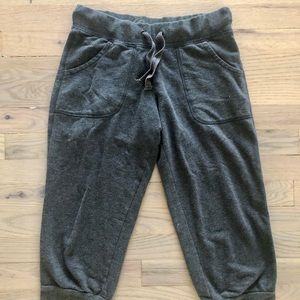 Gray Joggers with Drawstring, Size Small